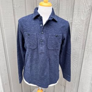 Polo Ralph Lauren Long Sleeve Heavy Knit Pullover Polo Shirt